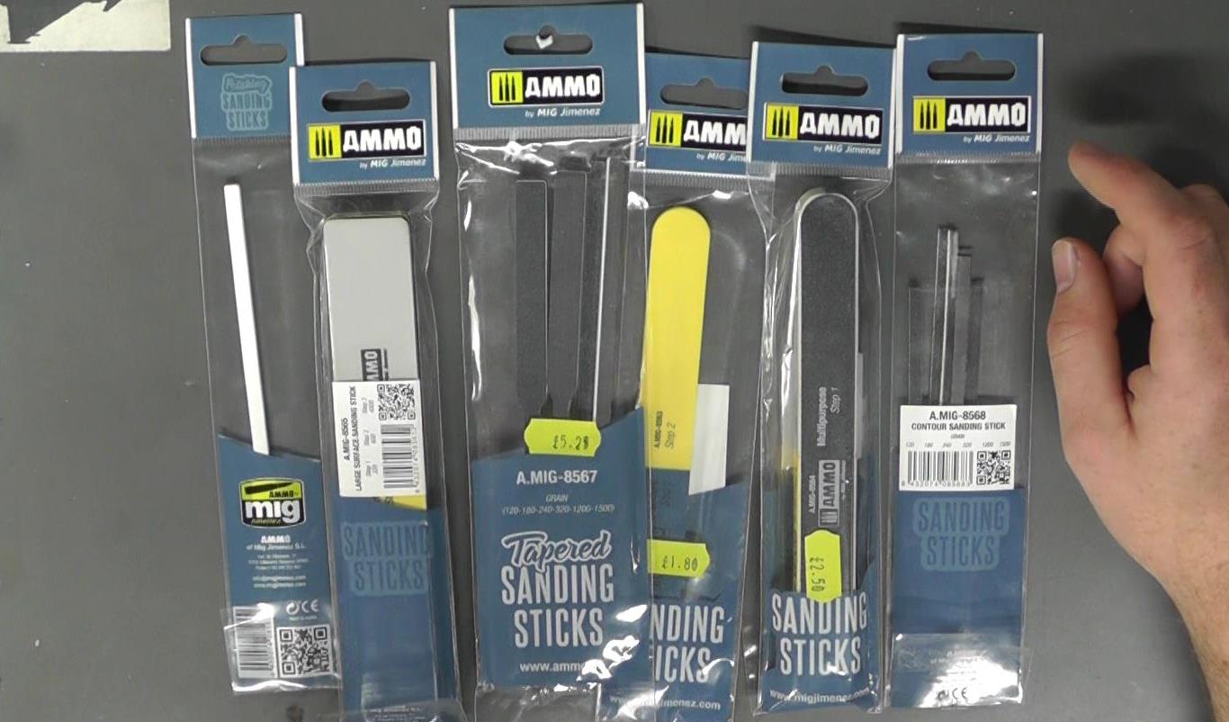 Ammo Sanding Sticks : Product Review – Genessis Models